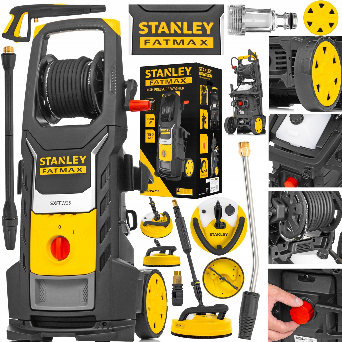Tlaková umývačka Stanley 150 bar 2500 W